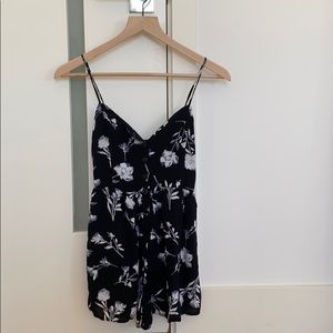 Urban Outfitters Flower Print Romper Size XS